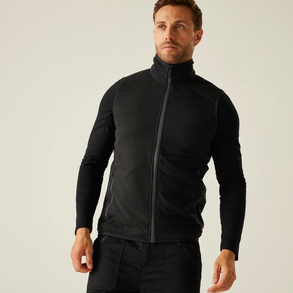 Struktur Fleece Weste "Navigate"