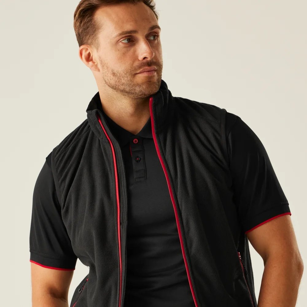 Struktur Fleece Weste "Navigate"