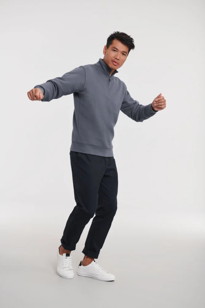 Sweater mit 1/4 Zip "Authentic"