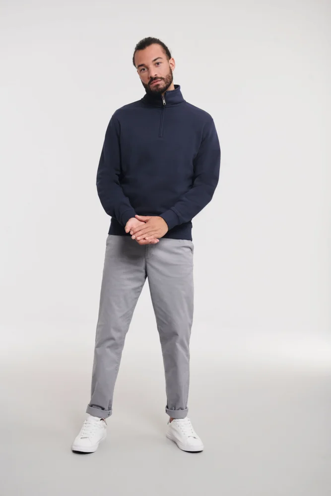 Sweater mit 1/4 Zip "Authentic"