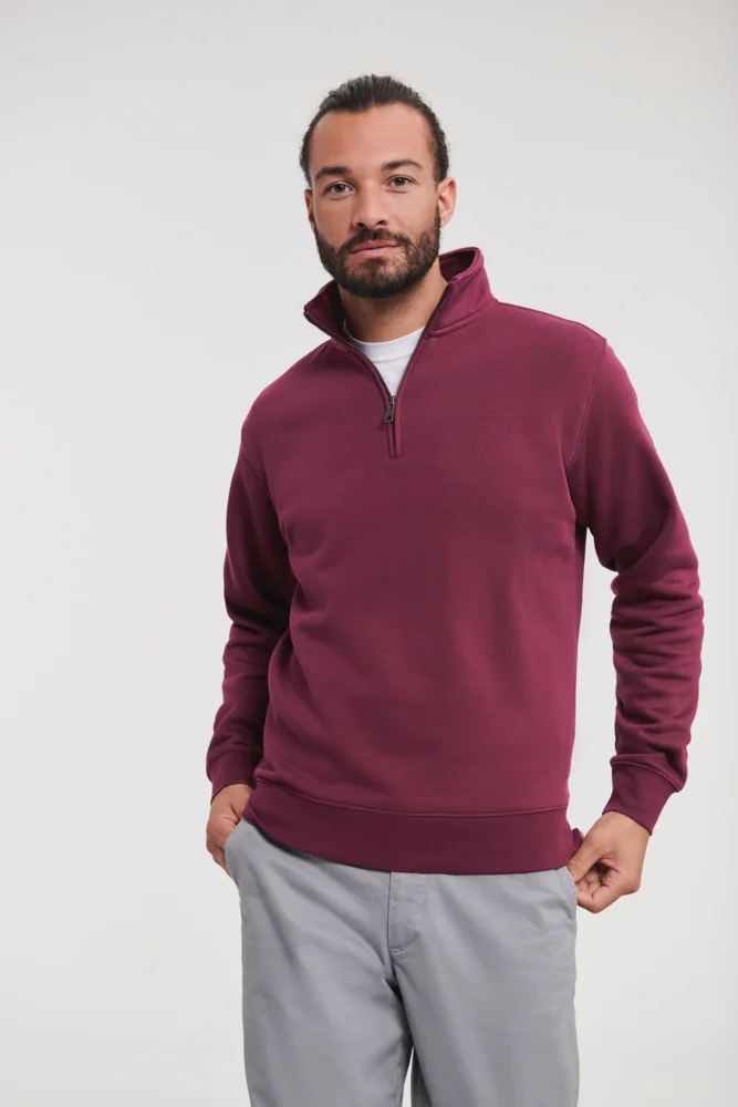 Sweater mit 1/4 Zip "Authentic"