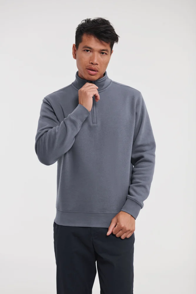 Sweater mit 1/4 Zip "Authentic"