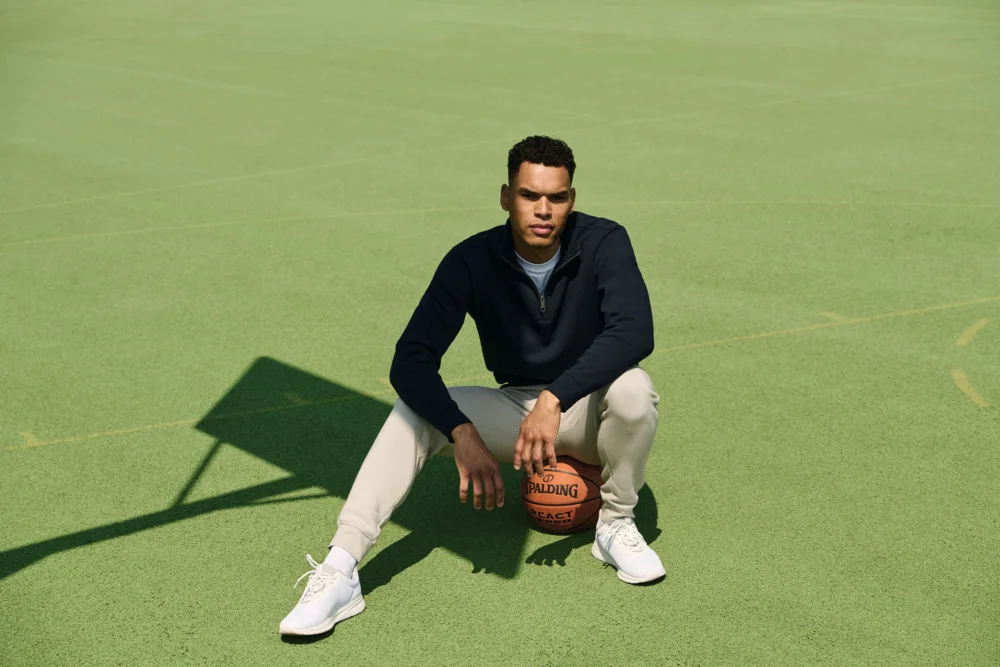Sweater mit 1/4 Zip "Authentic"