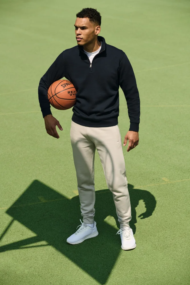 Sweater mit 1/4 Zip "Authentic"
