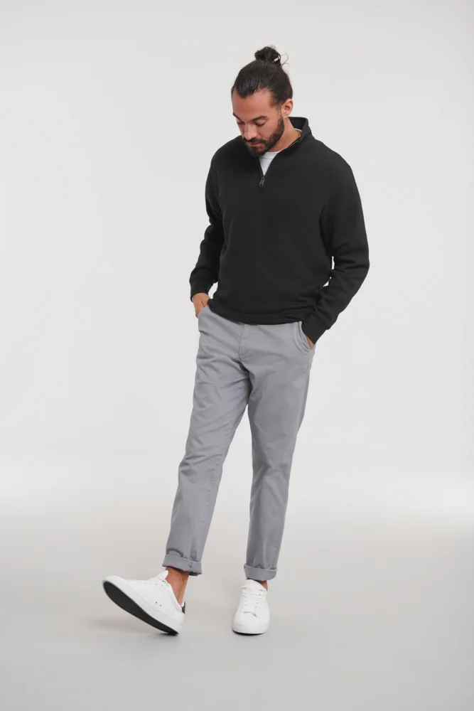 Sweater mit 1/4 Zip "Authentic"