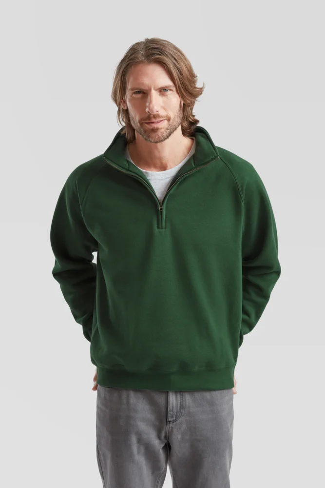 Sweater mit 1/4 Zip