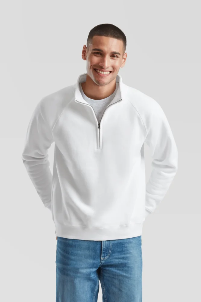 Sweater mit 1/4 Zip