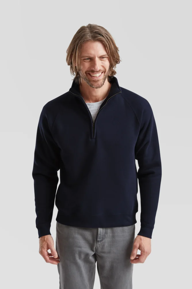 Sweater mit 1/4 Zip