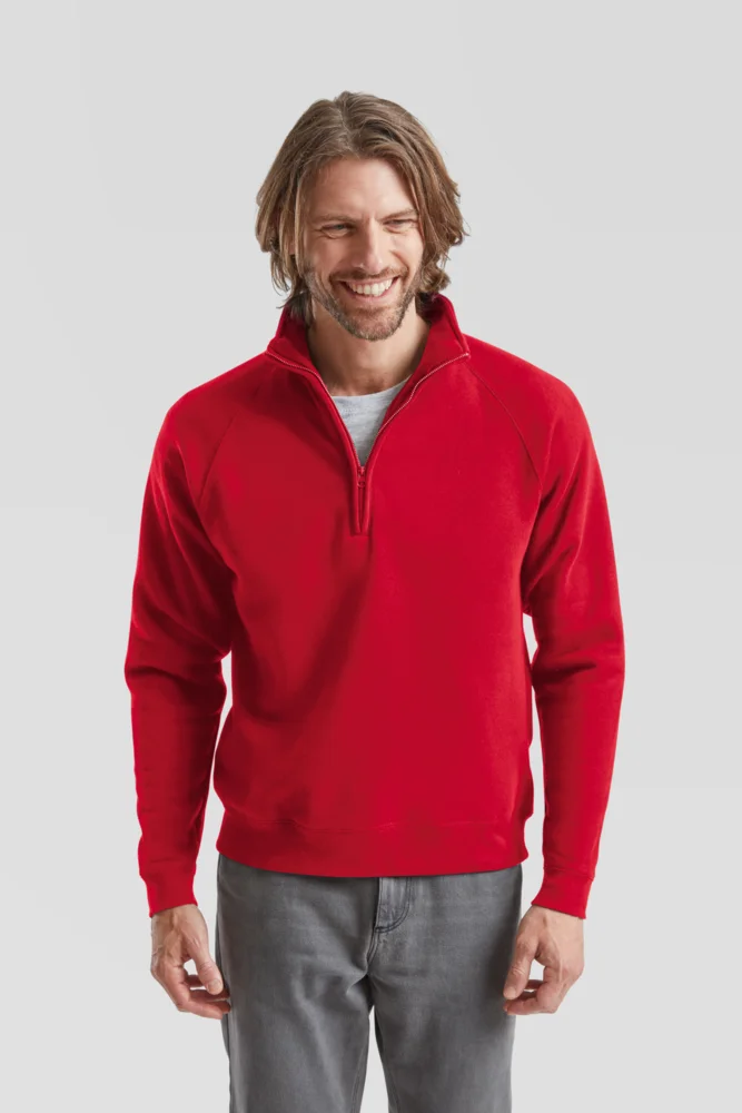 Sweater mit 1/4 Zip
