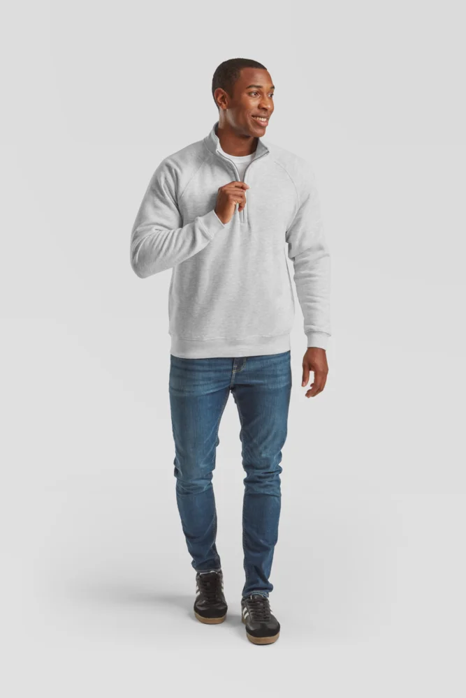 Sweater mit 1/4 Zip
