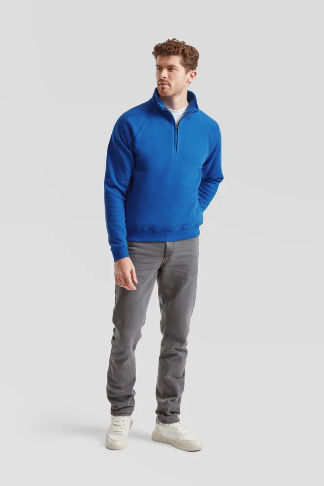 Sweater mit 1/4 Zip