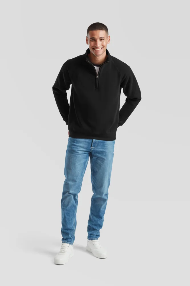 Sweater mit 1/4 Zip