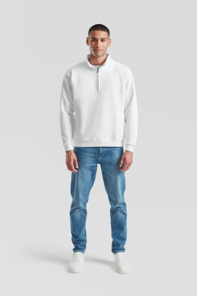 Sweater mit 1/4 Zip