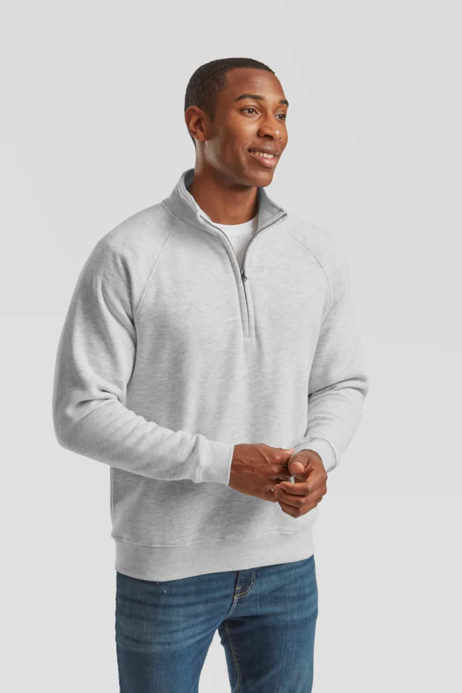 Sweater mit 1/4 Zip