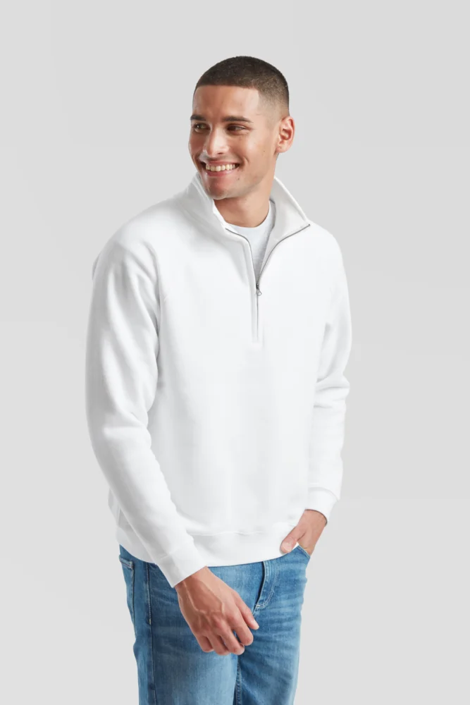 Sweater mit 1/4 Zip