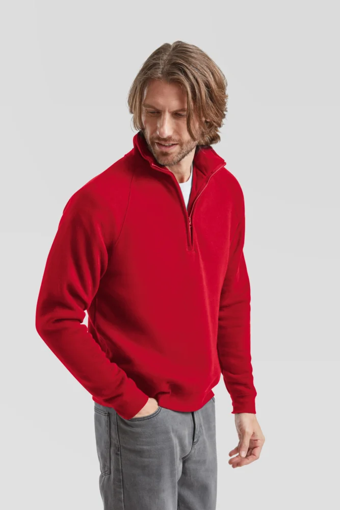 Sweater mit 1/4 Zip