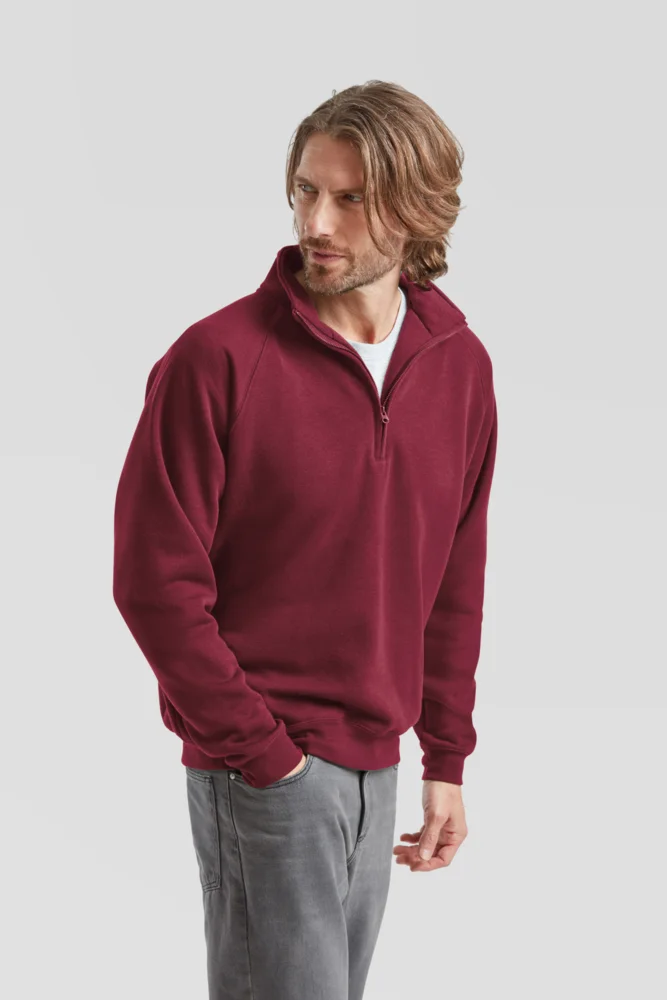 Sweater mit 1/4 Zip