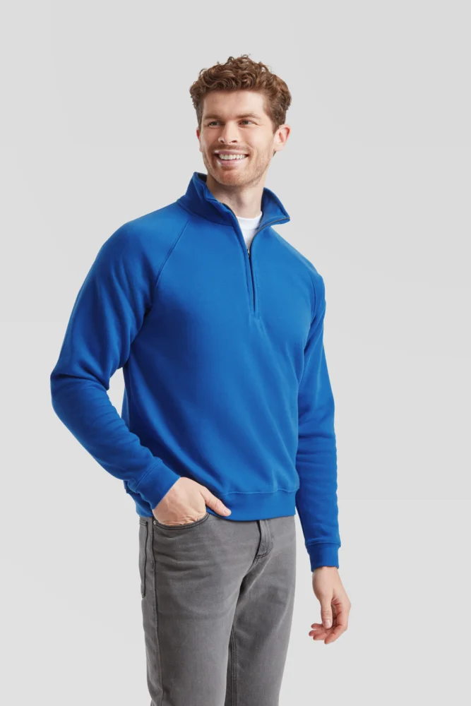 Sweater mit 1/4 Zip
