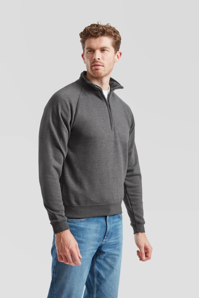 Sweater mit 1/4 Zip