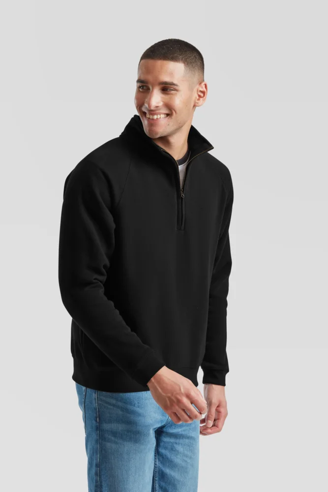 Sweater mit 1/4 Zip