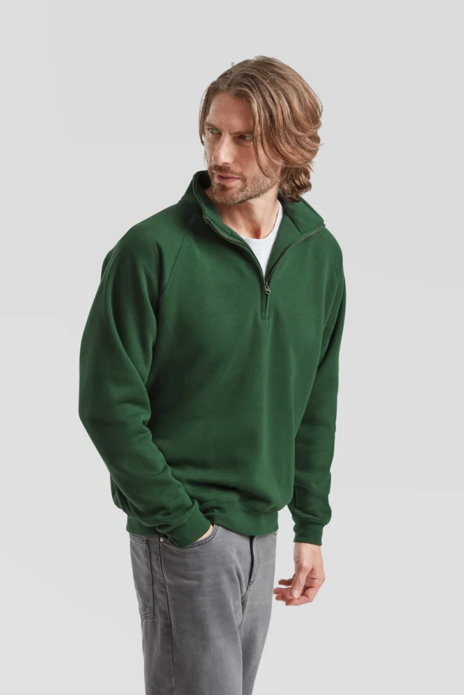 Sweater mit 1/4 Zip