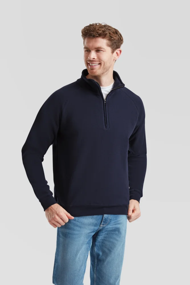 Sweater mit 1/4 Zip