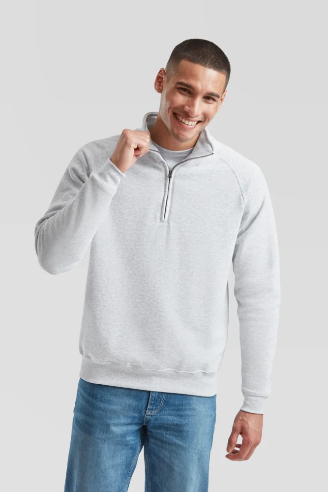 Sweater mit 1/4 Zip