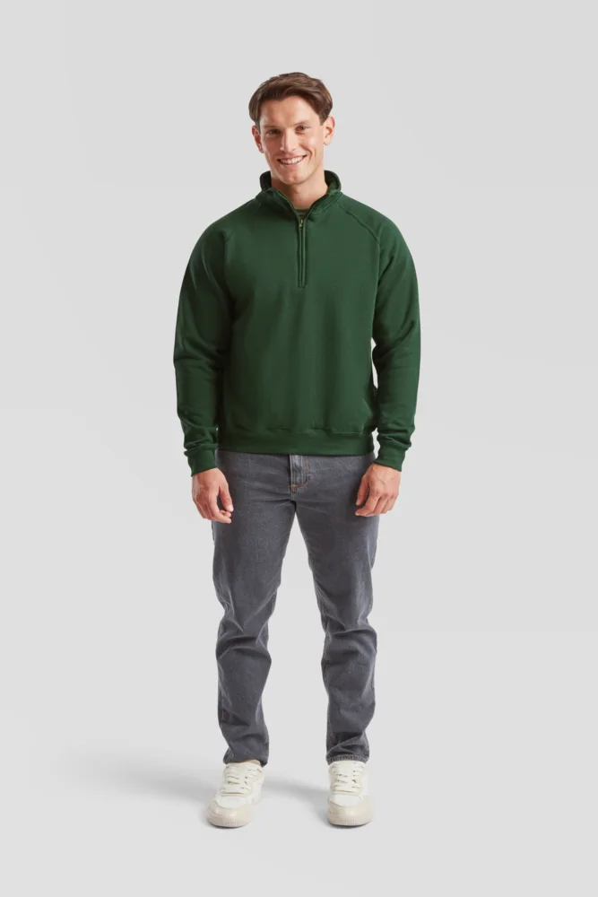 Sweater mit 1/4 Zip