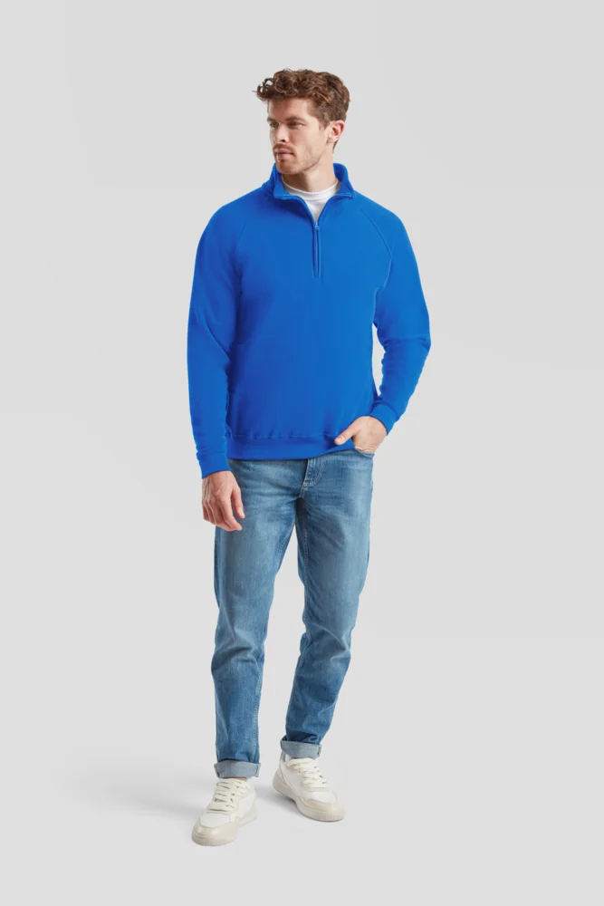 Sweater mit 1/4 Zip