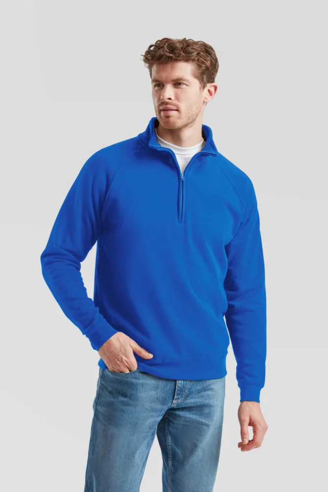 Sweater mit 1/4 Zip