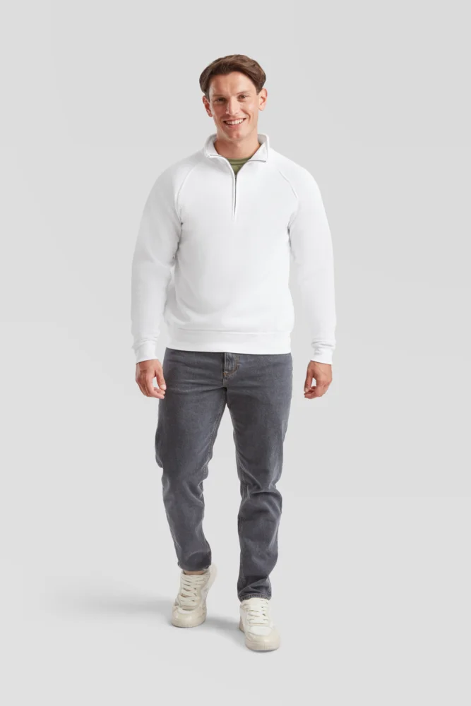 Sweater mit 1/4 Zip