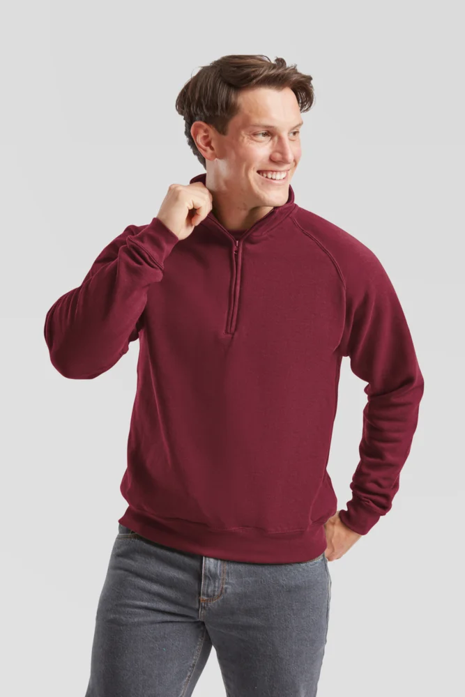 Sweater mit 1/4 Zip