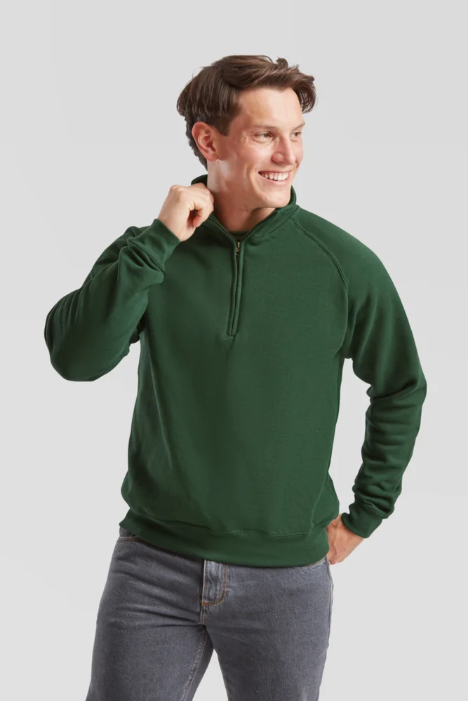 Sweater mit 1/4 Zip