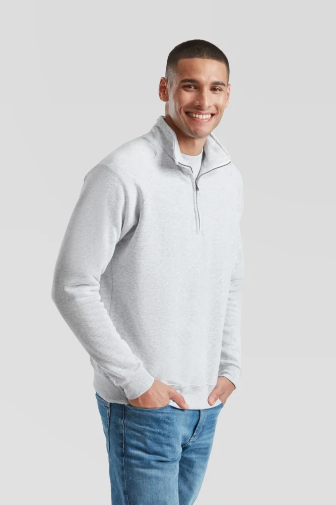 Sweater mit 1/4 Zip