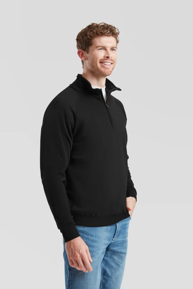 Sweater mit 1/4 Zip