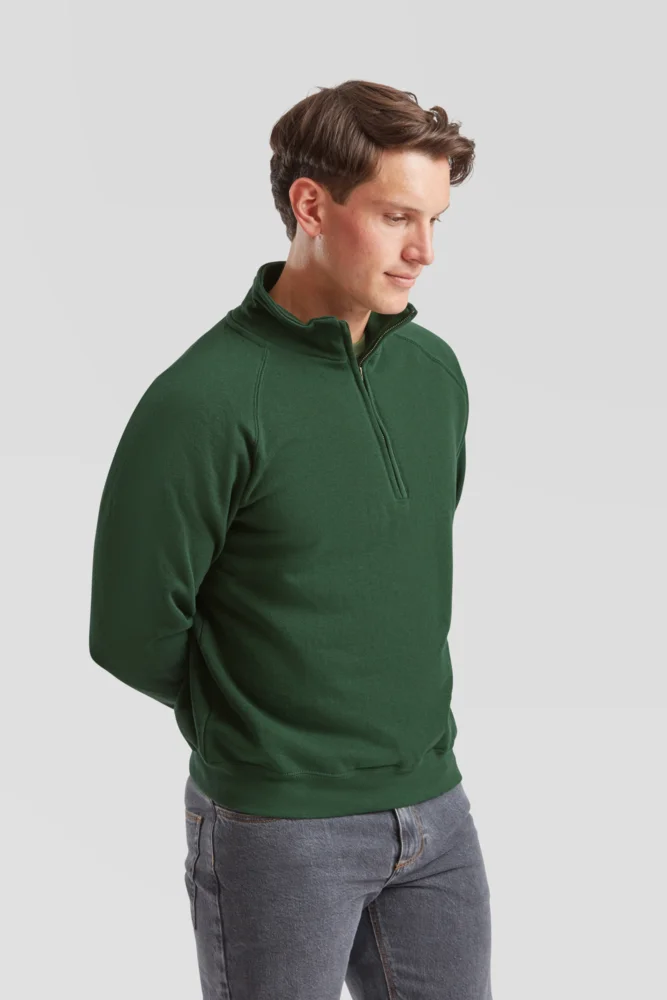Sweater mit 1/4 Zip