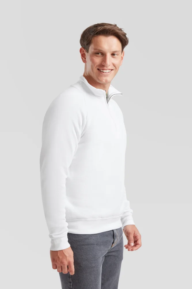 Sweater mit 1/4 Zip