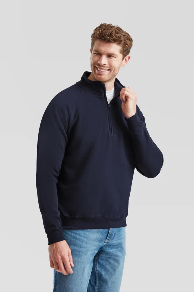 Sweater mit 1/4 Zip