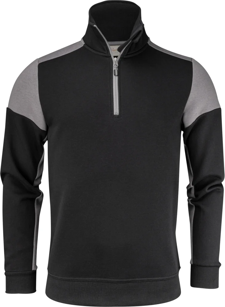 Sweater mit 1/4 Zip
