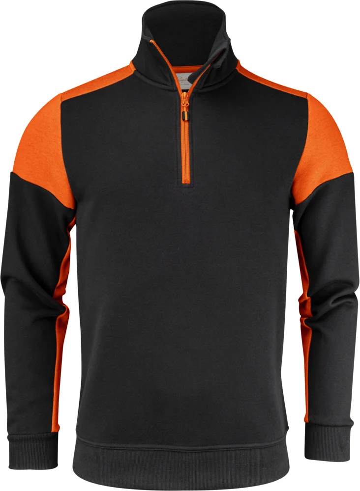 Sweater mit 1/4 Zip