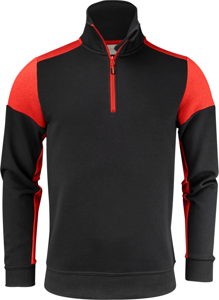 Sweater mit 1/4 Zip