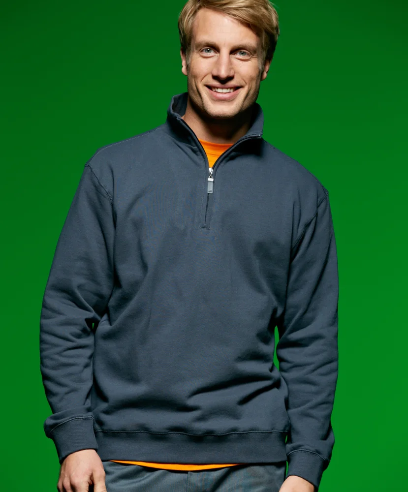 Sweater mit 1/4 Zip