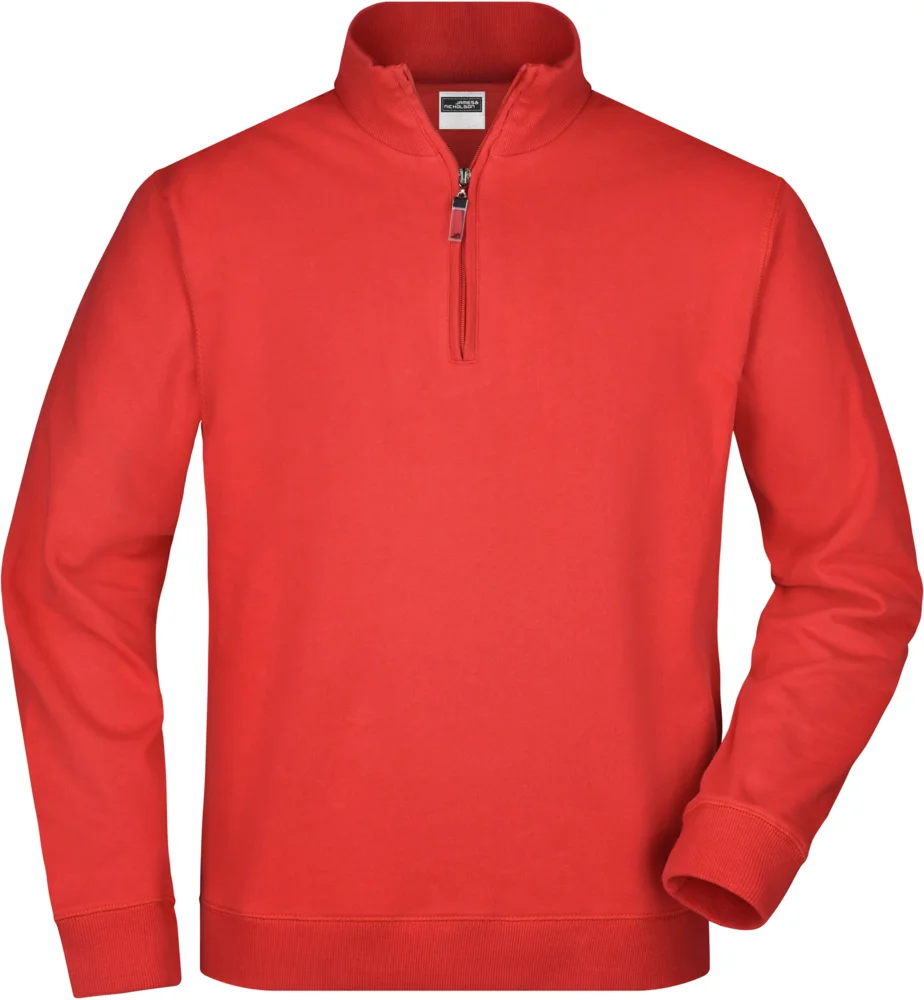 Sweater mit 1/4 Zip