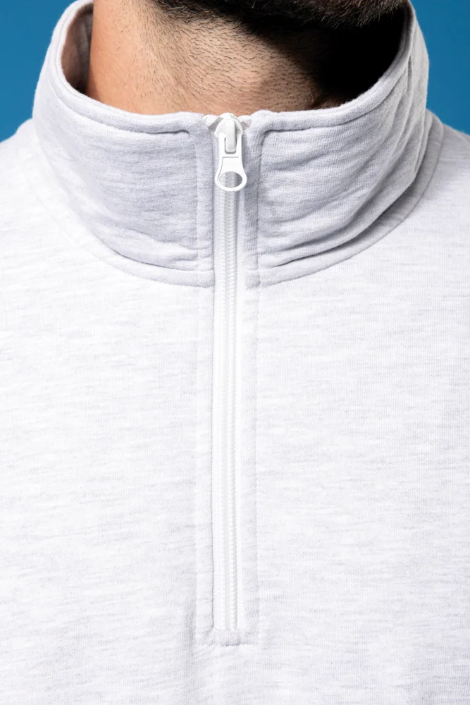 Sweater mit 1/4 Zip