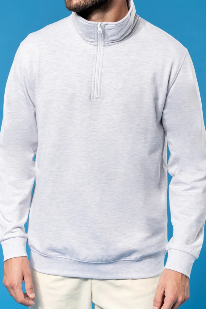Sweater mit 1/4 Zip