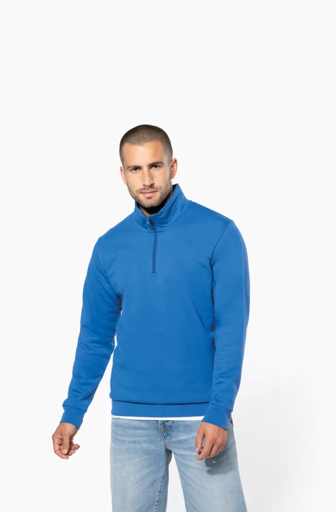 Sweater mit 1/4 Zip