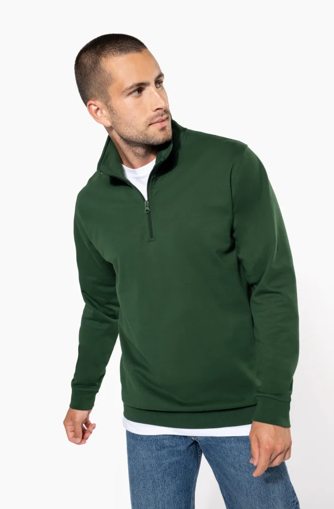 Sweater mit 1/4 Zip