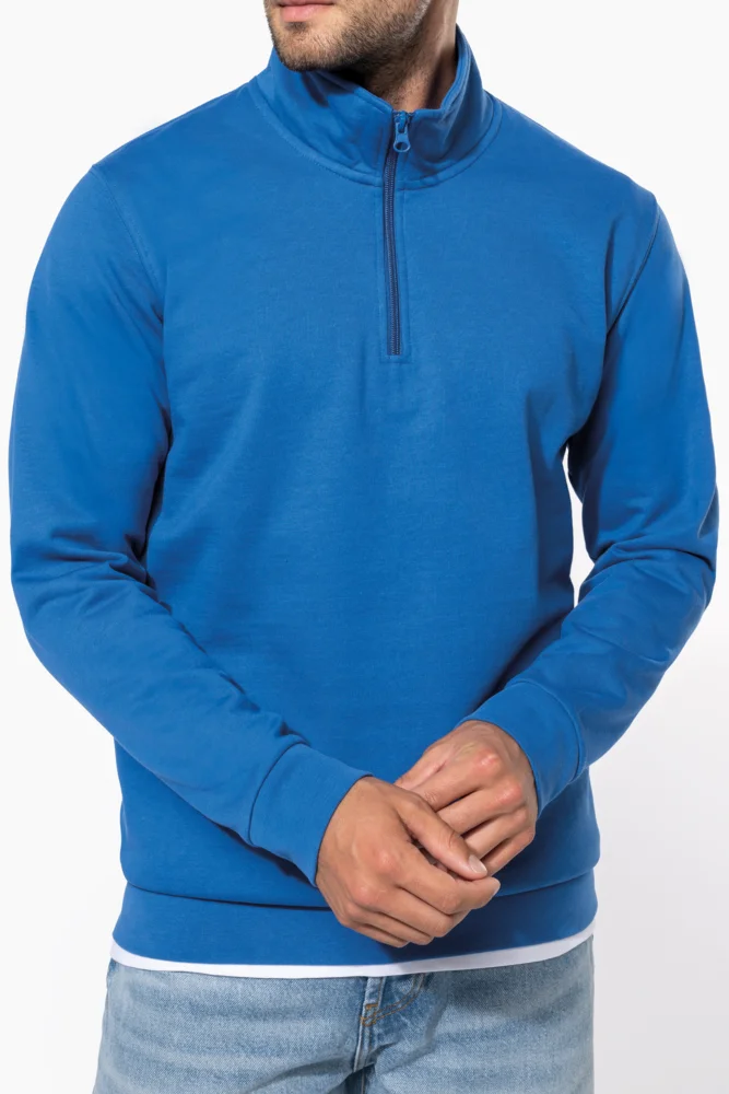 Sweater mit 1/4 Zip