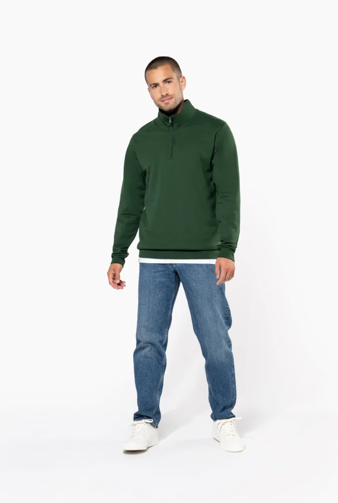 Sweater mit 1/4 Zip