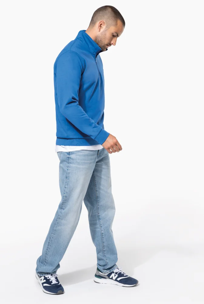 Sweater mit 1/4 Zip